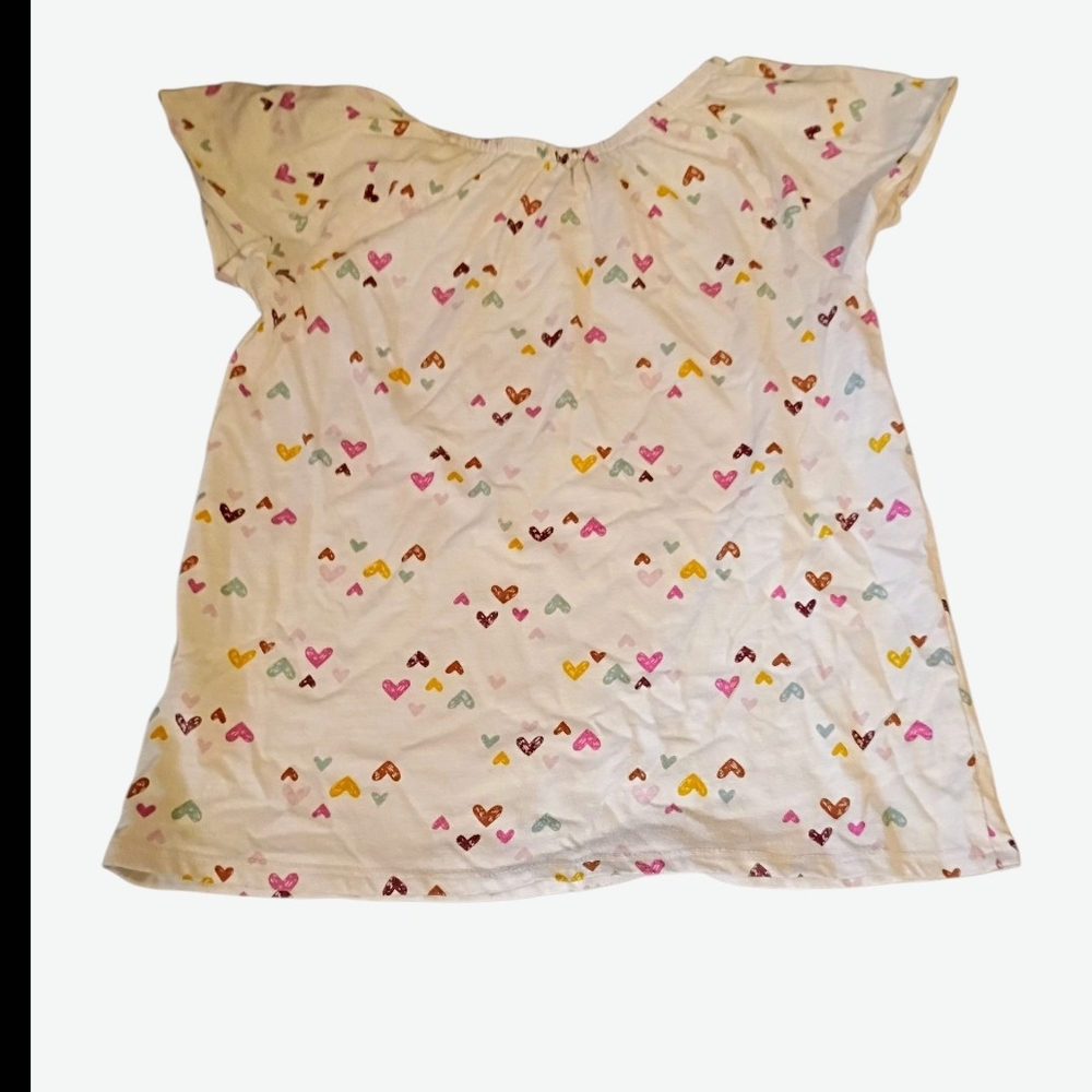 Cat & Jack Multicolor Heart Print Tee